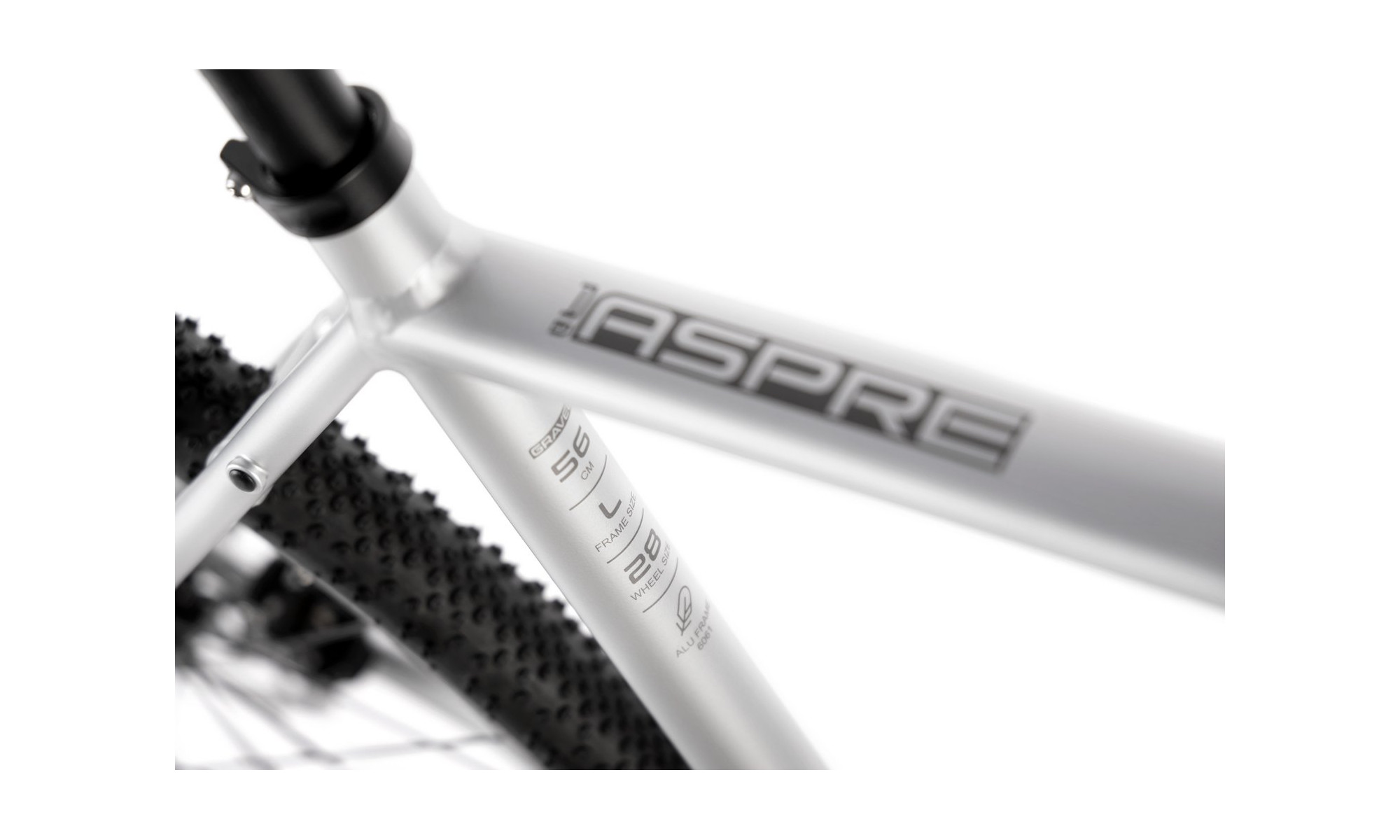 Dviratis Romet Aspre 1 2025 silver-red - 5