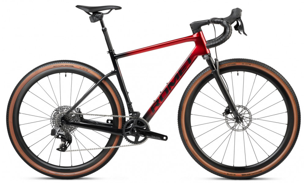 Dviratis Romet NYK 3.0 Sram 2025 red-black - 1