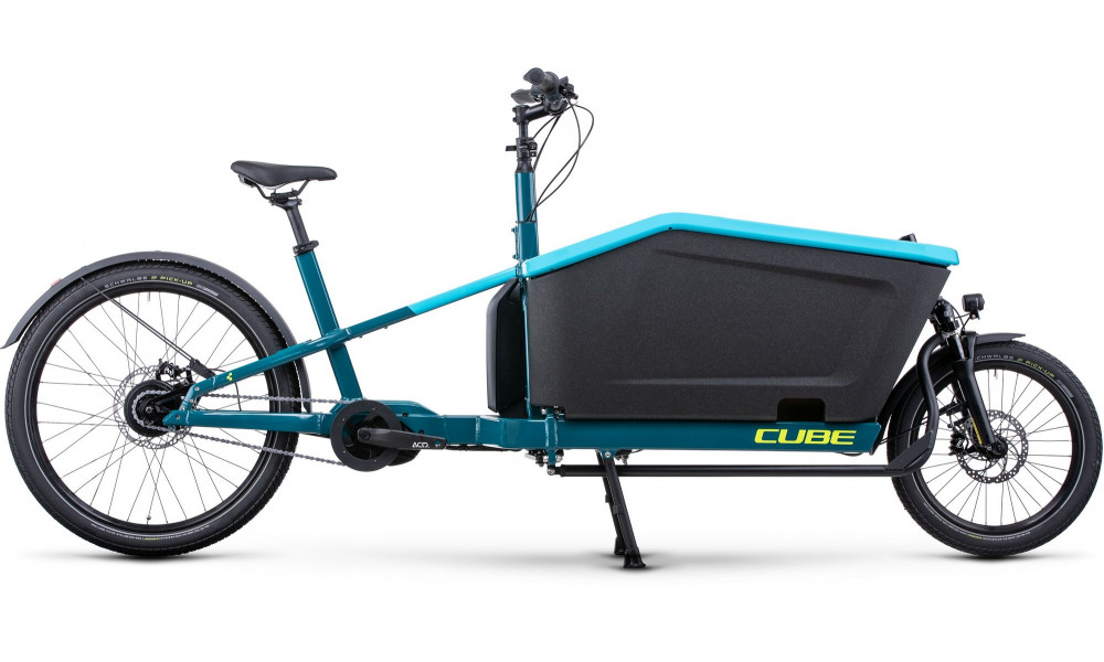 Elektrinis dviratis Cube Cargo Hybrid 500 blue'n'lime 2024 - 8