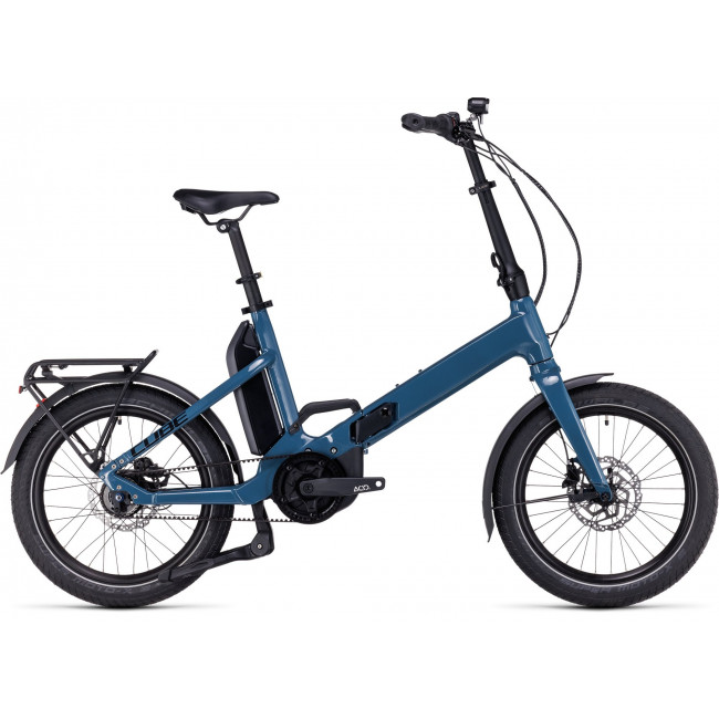 Elektrinis dviratis Cube Fold Hybrid 500 darkblue'n'black 2024