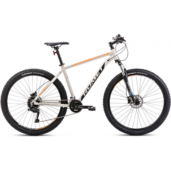 Dviratis Romet Rambler R9.2 CS 2024 grey-black-orange