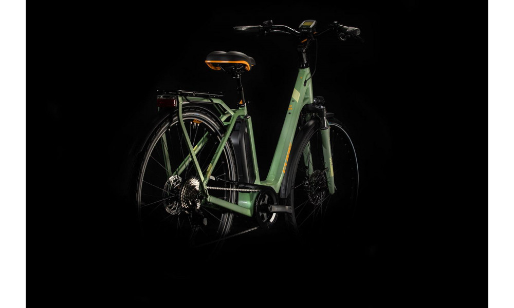 Elektrinis dviratis Cube Town Sport Hybrid Pro 500 Easy Entry green'n'orange 2020 - 6