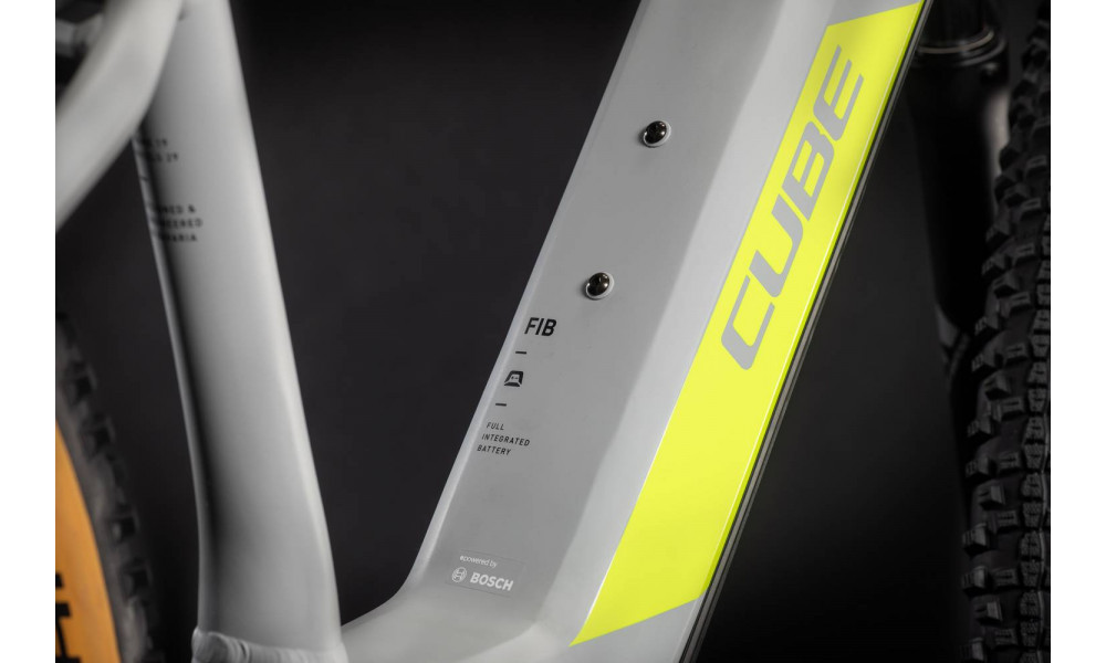 Elektrinis dviratis Cube Reaction Hybrid Pro 625 29 grey'n'yellow 2021 - 3