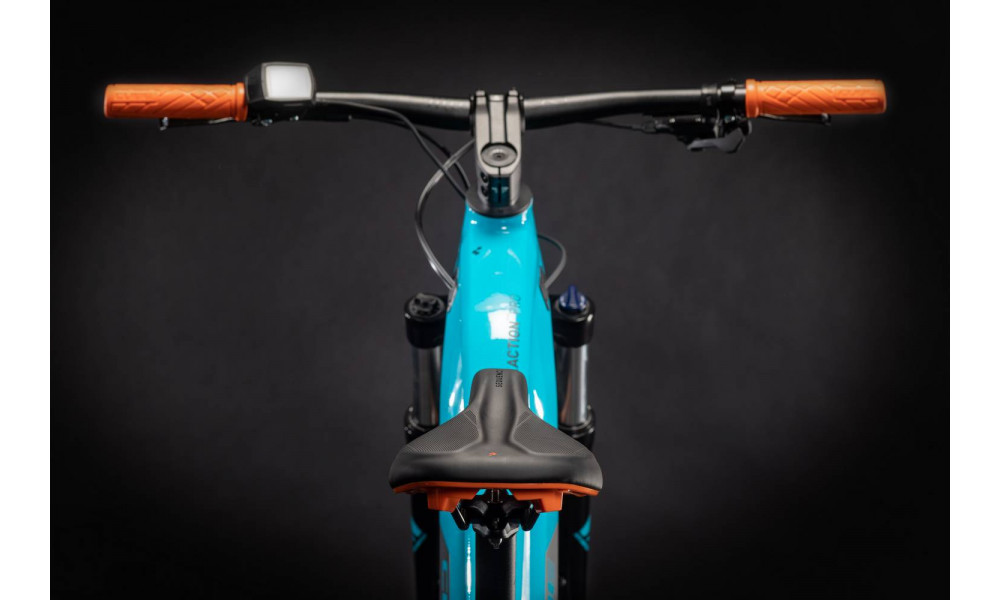 Elektrinis dviratis Cube Reaction Hybrid Pro 625 29 petrol'n'orange 2021 - 2