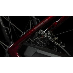 Elektrinis dviratis Cube Supreme Hybrid Pro 625 Easy Entry 26 red'n'black 2024