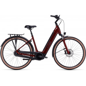 Elektrinis dviratis Cube Supreme RT Hybrid Pro 500 Easy Entry 26 red'n'black 2024