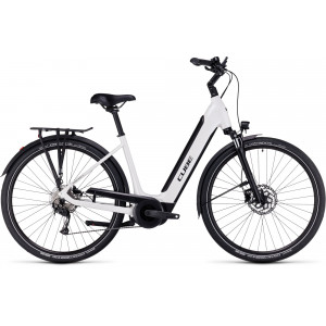 Elektrinis dviratis Cube Supreme Sport Hybrid ONE 500 Easy Entry 26 white'n'black 2024
