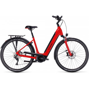 Elektrinis dviratis Cube Supreme Sport Hybrid Pro 500 Easy Entry 26 red'n'black 2024