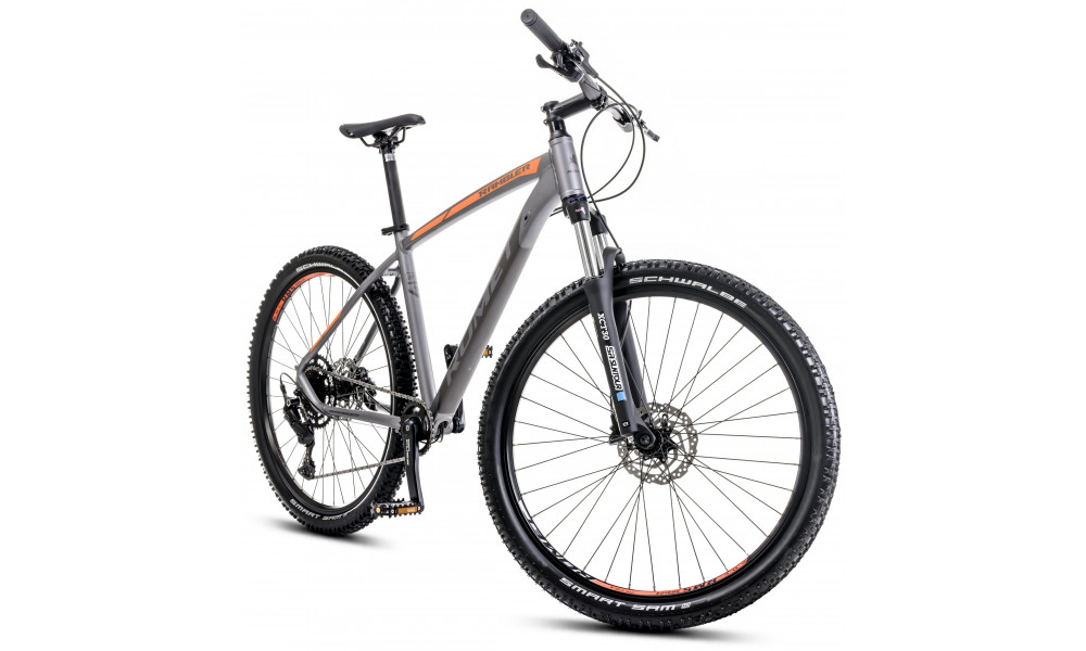 Dviratis Romet Rambler R7.3 CS 2025 graphite-orange - 8