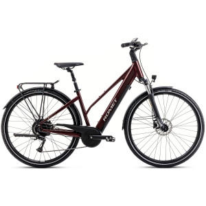 Elektrinis dviratis Romet e-Gazela 1.0 504WH 2024 bordo