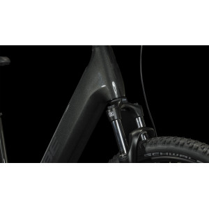 Elektrinis dviratis Cube Reaction Hybrid ONE 500 Easy Entry 27.5 grey'n'black 2024