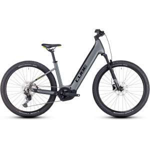 Elektrinis dviratis Cube Reaction Hybrid Pro 625 Easy Entry 27.5 flashgrey'n'green 2024