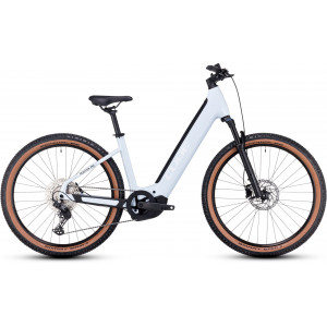 Elektrinis dviratis Cube Reaction Hybrid Pro 750 Easy Entry 27.5 flashwhite'n'black 2024