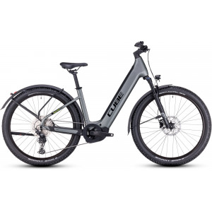 Elektrinis dviratis Cube Reaction Hybrid Pro 500 Allroad Easy Entry 27.5 flashgrey'n'green 2024