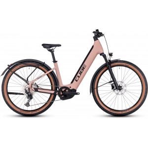 Elektrinis dviratis Cube Reaction Hybrid Pro 625 Allroad Easy Entry 27.5 blushrose'n'silver 2024