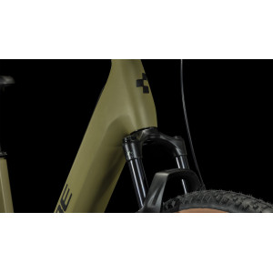 Elektrinis dviratis Cube Reaction Hybrid Race 750 Easy Entry 27.5 olive'n'green 2024
