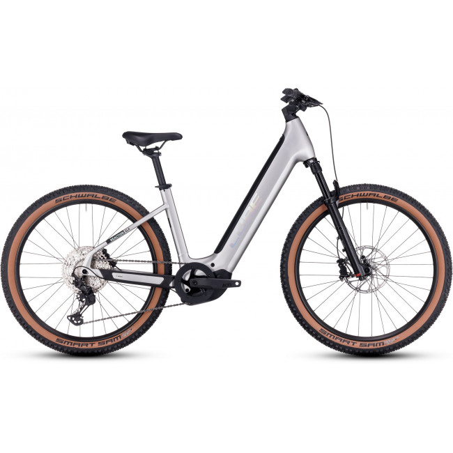 Elektrinis dviratis Cube Reaction Hybrid SLX 750 Easy Entry 27.5 grey'n'spectral 2024
