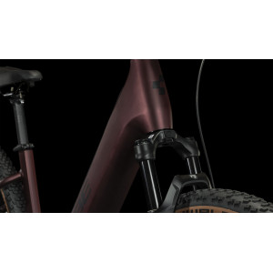 Elektrinis dviratis Cube Reaction Hybrid SLX 750 Easy Entry 27.5 rubyred'n'black 2024
