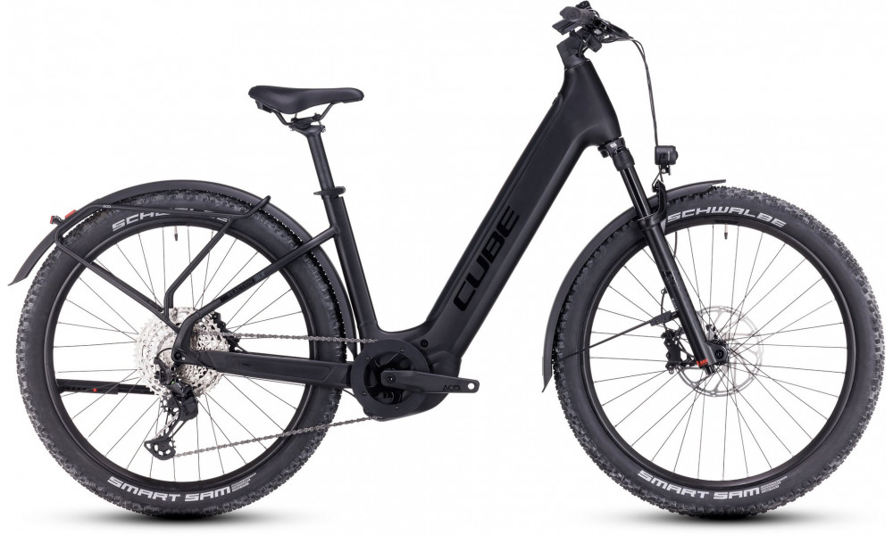 Elektrinis dviratis Cube Reaction Hybrid SLX 750 Allroad Easy Entry 27.5 black'n'reflex 2024 - 1