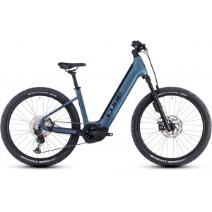 Elektrinis dviratis Cube Reaction Hybrid ABS 750 Easy Entry 27.5 smaragdgrey'n'blue 2024