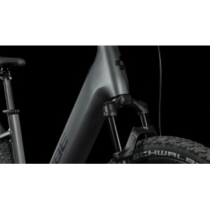 Elektrinis dviratis Cube Reaction Hybrid SLT 750 Easy Entry 27.5 prizmsilver'n'grey 2024