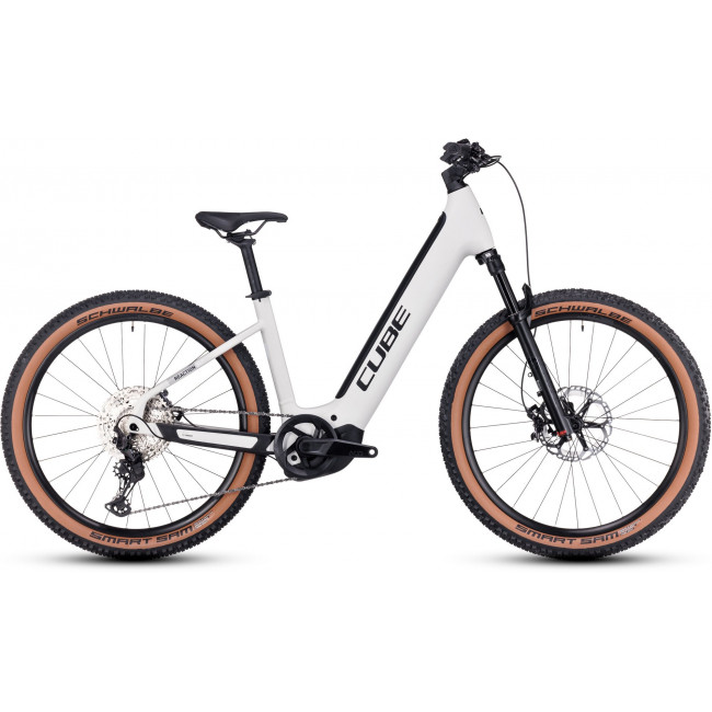 Elektrinis dviratis Cube Reaction Hybrid SLT 750 Easy Entry 27.5 silver'n'cream 2024