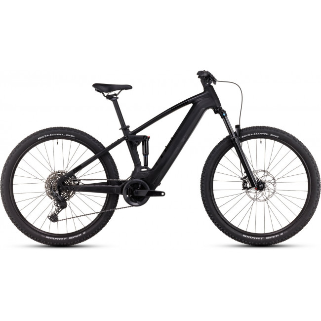 Elektrinis dviratis Cube Stereo Hybrid 120 ONE 625 27.5 black'n'black 2024