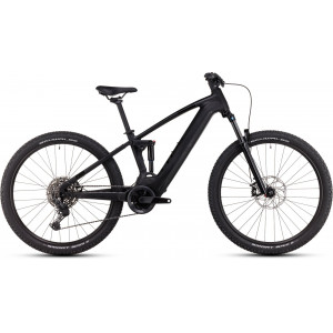 Elektrinis dviratis Cube Stereo Hybrid 120 ONE 750 27.5 black'n'black 2024