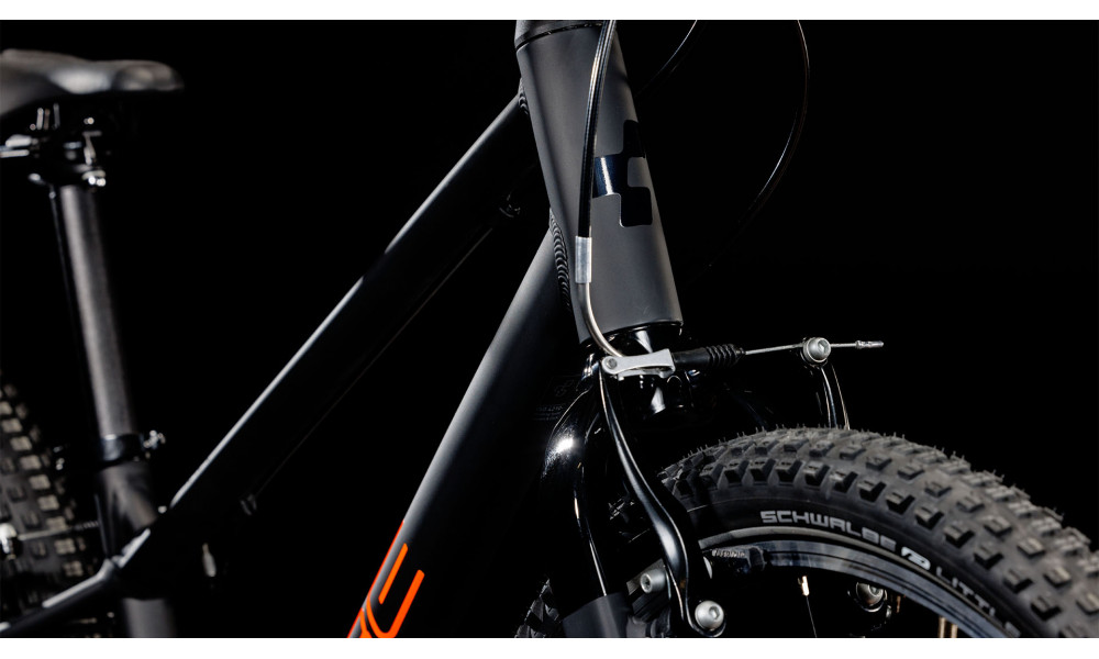 Dviratis Cube Numove 240 black'n'orange 2025 - 2