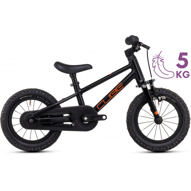 Dviratis Cube Numove 120 RT black'n'orange 2026