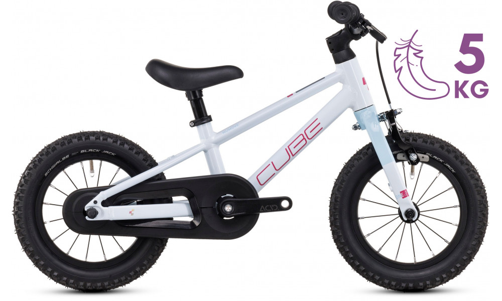 Dviratis Cube Numove 120 RT flashwhite'n'pink 2025 - 6