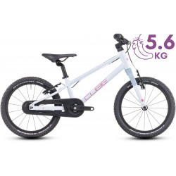 Dviratis Cube Numove 160 flashwhite'n'pink 2025