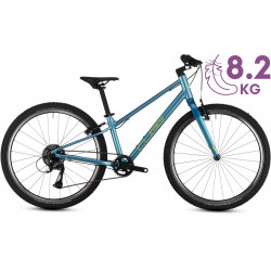 Dviratis Cube Numove 240 blue'n'lime 2025