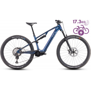 Elektrinis dviratis Cube AMS Hybrid ONE44 C:68X SLX 400X 29 deepcobalt'n'black 2024