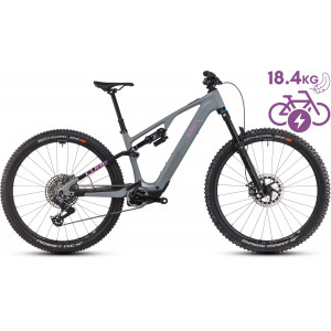 Elektrinis dviratis Cube AMS Hybrid ONE44 C:68X TM 400X 29 swampgrey'n'purplereflex 2024