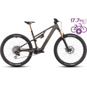 Elektrinis dviratis Cube AMS Hybrid ONE44 C:68X SUPER TM 400X 29 dustyolive'n'gold 2024