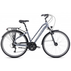 Dviratis Romet Gazela 5 2025 silver-grey