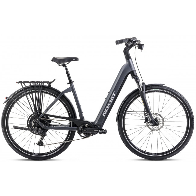 Elektrinis dviratis Romet e-Modeco URB 3.0 720WH 2024 graphite