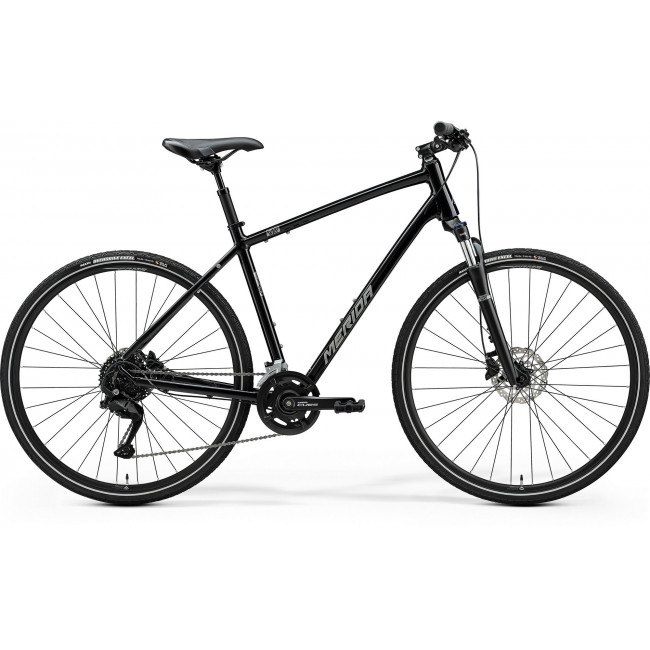 Dviratis Merida Crossway 100 III2 glossy black(silver)