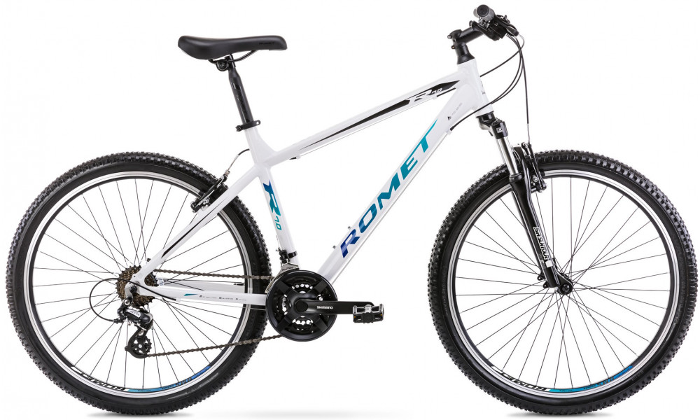 Dviratis Romet Rambler R7.0 LTD 2024 white-black-blue 