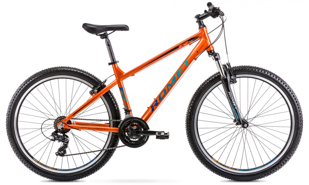 Dviratis Romet Rambler R7.0 LTD 2025 orange-blue-black 