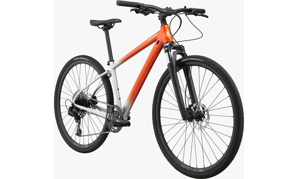 Dviratis Cannondale Quick CX 1 Womens saber orange-fine silver - 6