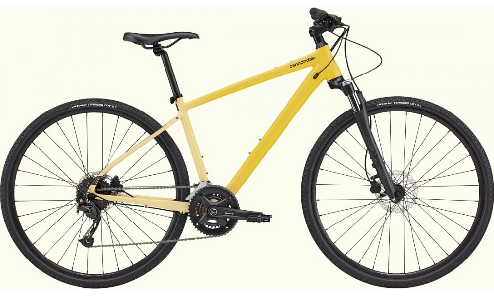 Dviratis Cannondale Quick CX 2 Womens laguna yellow-butter 