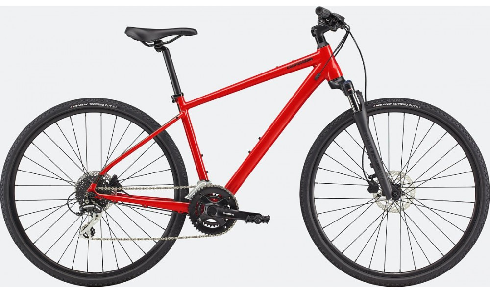 Dviratis Cannondale Quick CX 3 rally red - 1