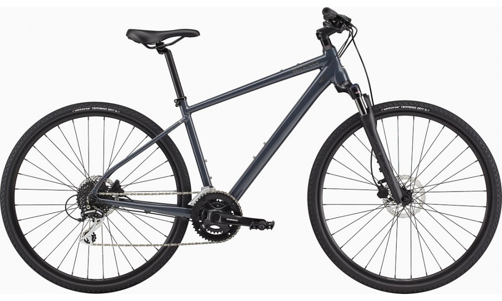 Dviratis Cannondale Quick CX 3 slate gray-alpine blue - 1