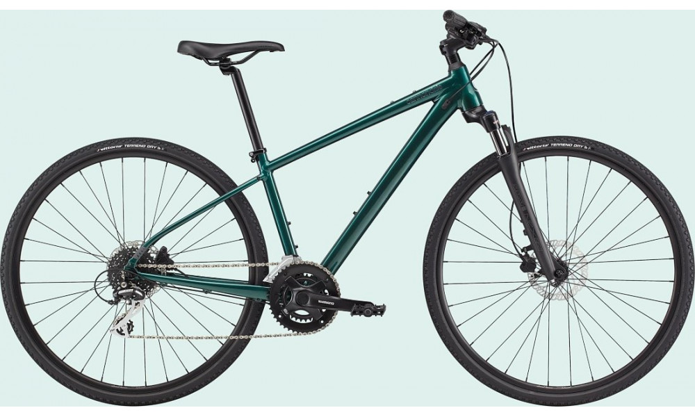 Dviratis Cannondale Quick CX 3 Womens emerald - 1