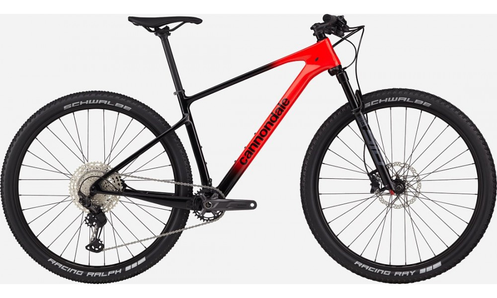 Dviratis Cannondale Scalpel 29" HT Carbon 4 acid red - 1