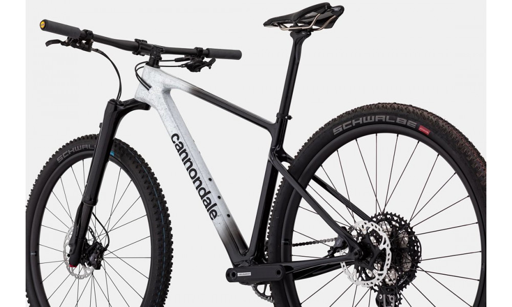 Dviratis Cannondale Scalpel 29" HT Hi-Mod 1 cashmere white-jet black splatter - 3