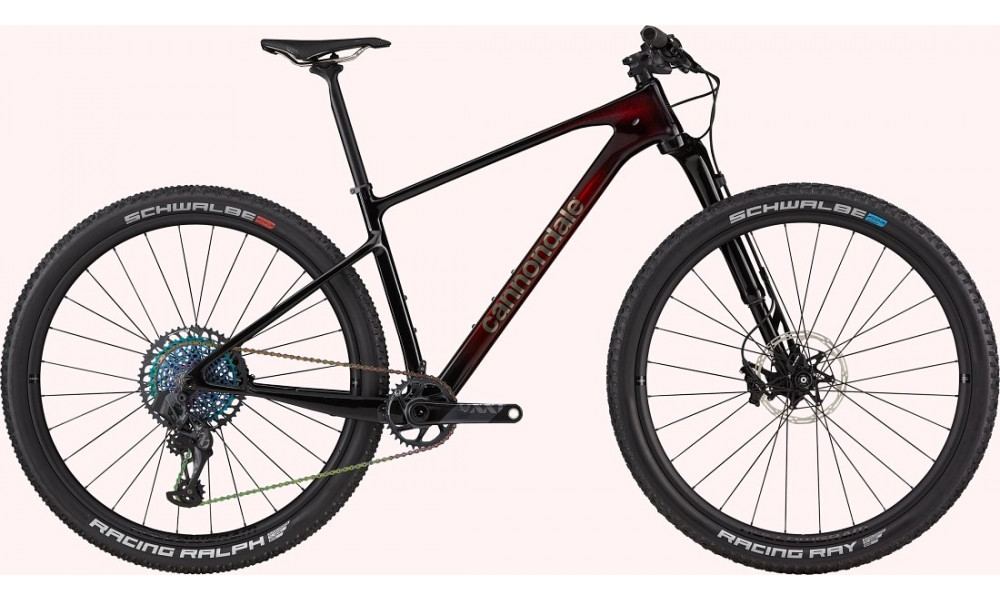 Dviratis Cannondale Scalpel 29" HT Hi-Mod Ultimate rally red - 1