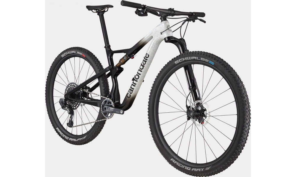 Dviratis Cannondale Scalpel 29" Hi-Mod 1 cashmere white-jet black splatter - 7